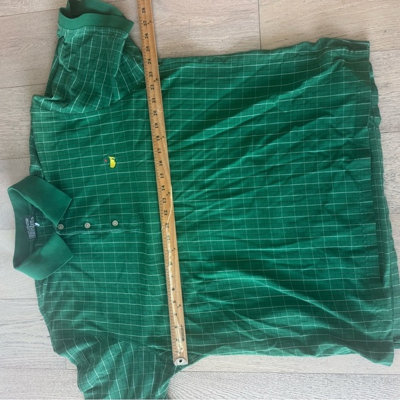 VINTGAGE Masters Collection Plaid Polo Shirt Green XL - Picture 6 of 6